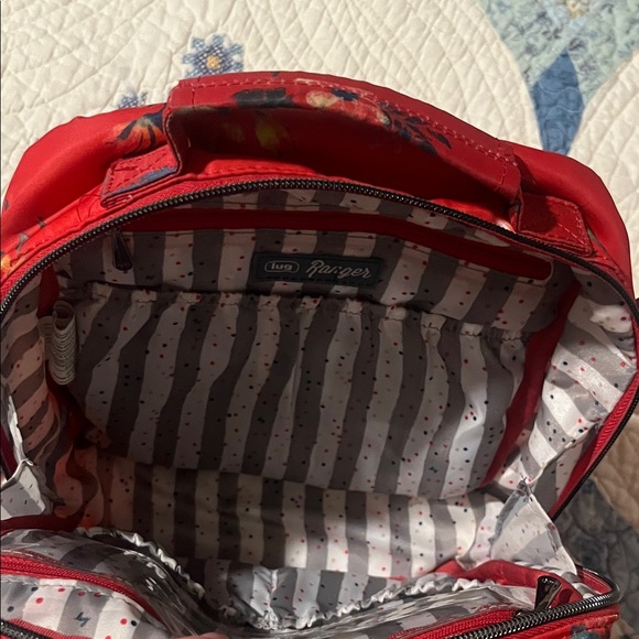 Lug Red Floral Crossbody and Wallet - Picture 7 of 16